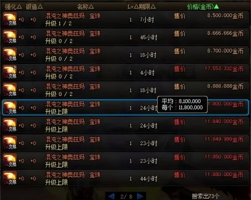 DNF宝珠种类解析与属性总汇