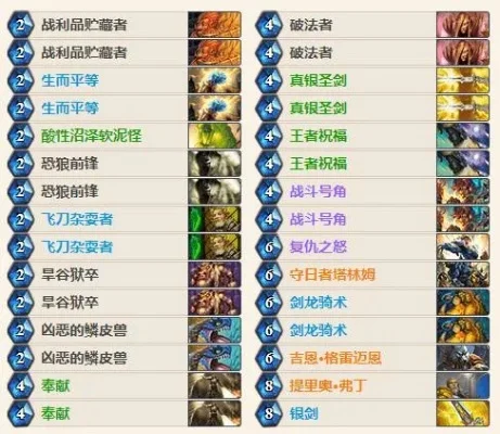炉石传说新手配牌攻略：费用曲线、卡牌搭配与竞技场技巧